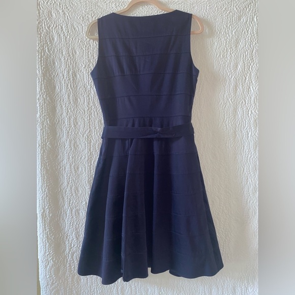 CALVIN KLEIN Belted Fit & Flare Midi Dress - Picture 3 of 5
